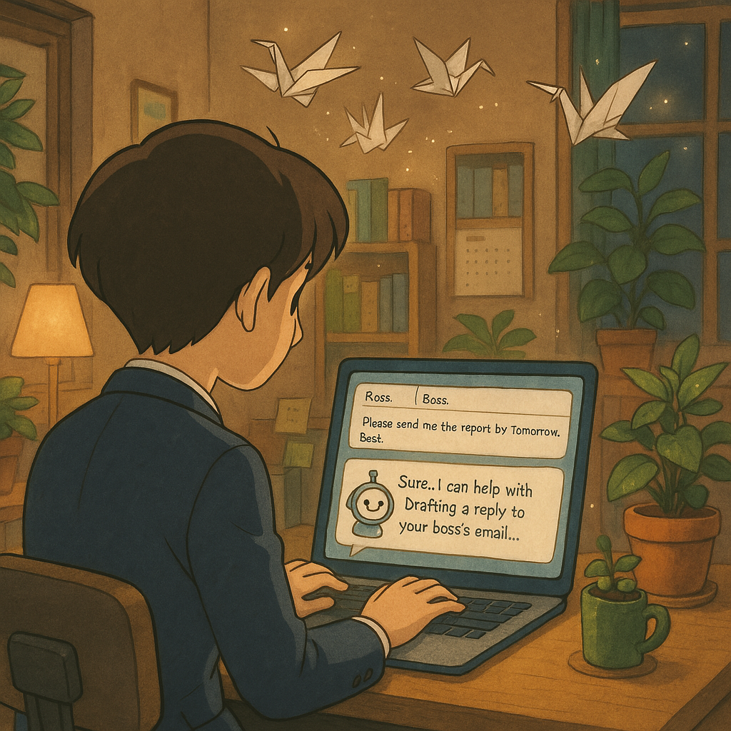 AIでの返信作成イメージ